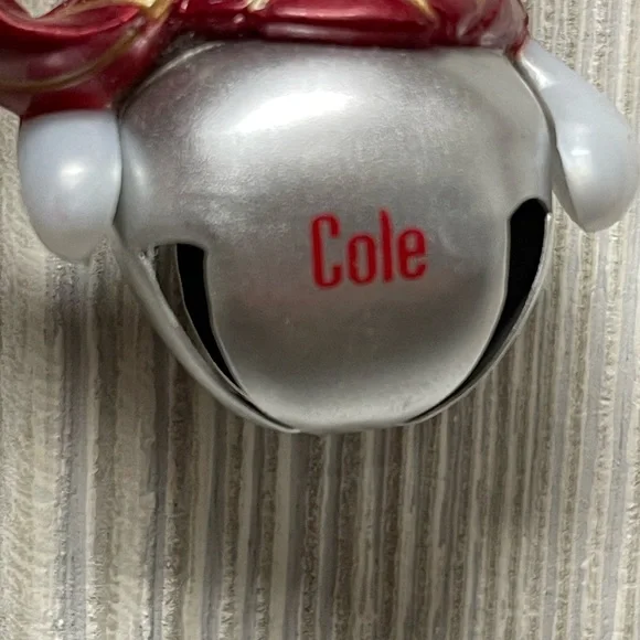 COLE Personalized Jingle Bell Snowman Christmas Ornament NWT - Picture 2 of 6